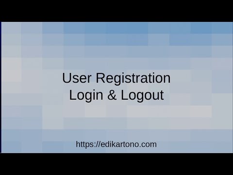 10  Belajar Django 3: Pendaftaran User Django