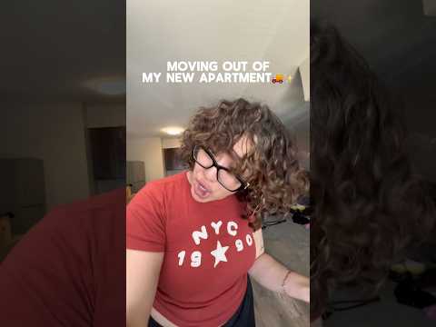 MOVING OUT OF MY NEW APARTMENT!! #moving #apartment #apartmenthunting #apartments