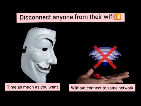 Disconnect any pc or phone from their wifi/router || Deauthenticate any client from their network!!!