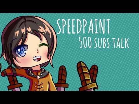 [1080p60FPS] Paint Tool SAI 500 Sub Talk + ART GIVEAWAY!