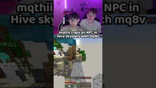 this game is broken😭 #minecraft #mcbe #hive #shorts