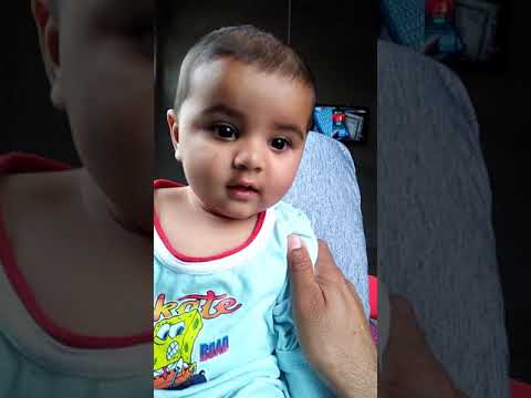 Bhavika Sinwar  cute little baby playing with her father