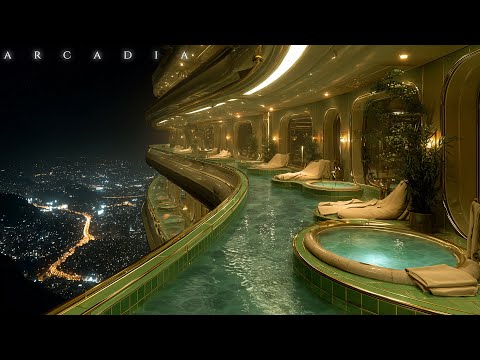 Arcadia ⧫ Gliding Above the Utopian Valley ⧫ SciFi Relaxation Soundscape for Study and Deep Rest