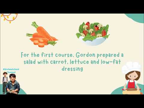 Story 2: Gordon’s Big Dinner - Learning Basic English Stories with #GinheoSchool