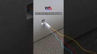 Wires Passing Tips for Electricians #electrical #Electronics #electrician