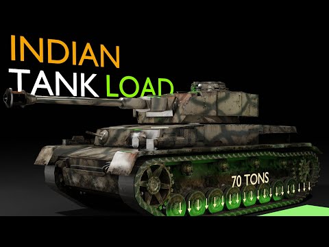 India AA Tank Loading - Indian Road Congress (3D Animation)