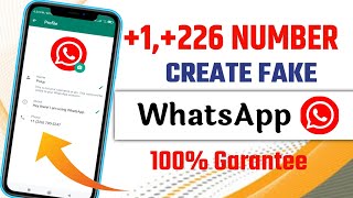 How To Create Fake WhatsApp 2022 ll Fake Number se WhatsApp kaise banaye 2022 ll
