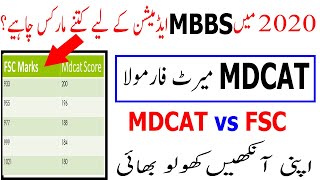 MDCAT Marks for MBBS ADMISSION 2021 ? MDCAT 2021 Latest News ! MDCAT 2021 Merit Formula ! MDCAT 2021