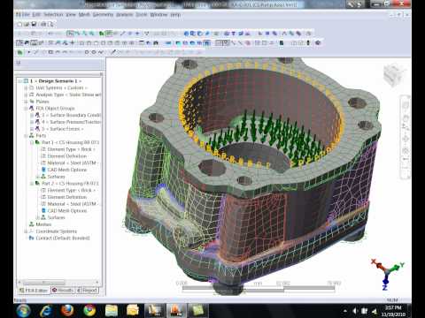 Autodesk Algor Simulation FAQ - Linear Static Stress Model Setup