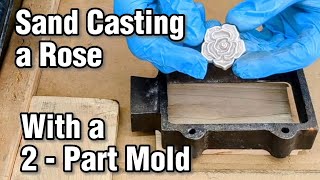 Sand Casting With A 2 Part Mold - Sand Casting Aluminum