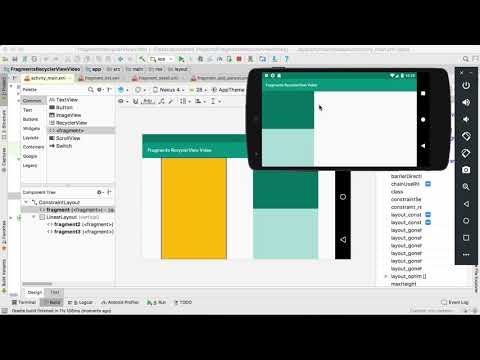 48   Fragments with RecyclerView Part1   Learn Android Application Development