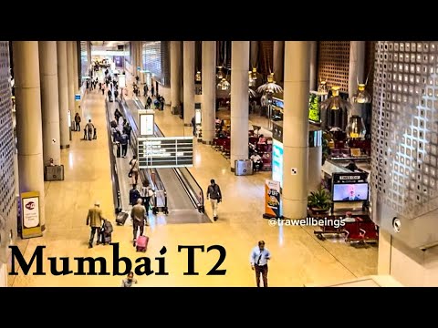 World class airports of India: Mumbai international airport T2 walking tour | 4K HDR | Trawellbeings