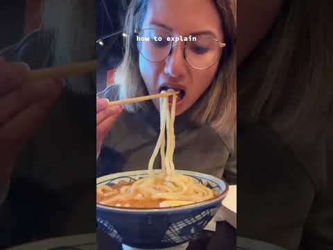 Solo eating in San Francisco #udon #shorts