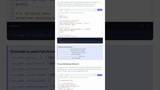 Python Working with Paths - os.path, pathlib, Directory Operations — in 30 seconds #Python