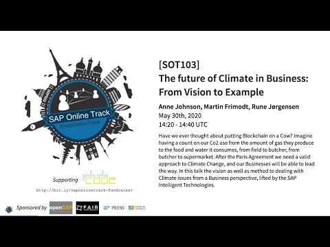 [SOT103] The future of Climate in Business: From Vision to Example