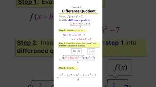 Master the Difference Quotient FAST! | Step-by-Step Breakdown 🧠📐 Example 2