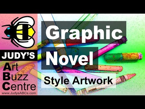 Graphic novel style artwork