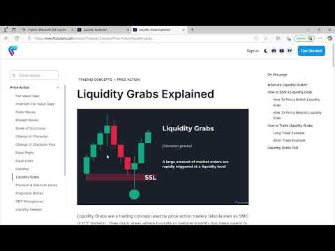 Liquidity and Liquidity Grabs Explained (Stocks)