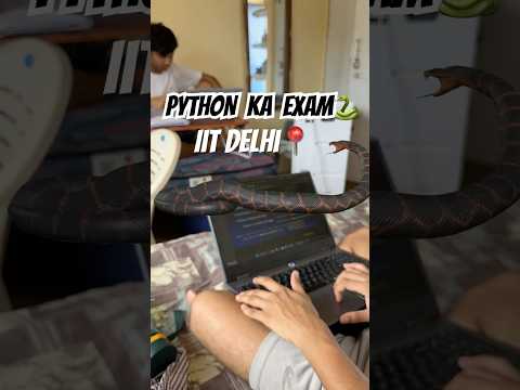 DUSRE hostel ka banda 😤|| PYTHON 🐍ka EXAM || IIT DELHI📍ARPIT PATEL #iitdelhi #iit #vlog
