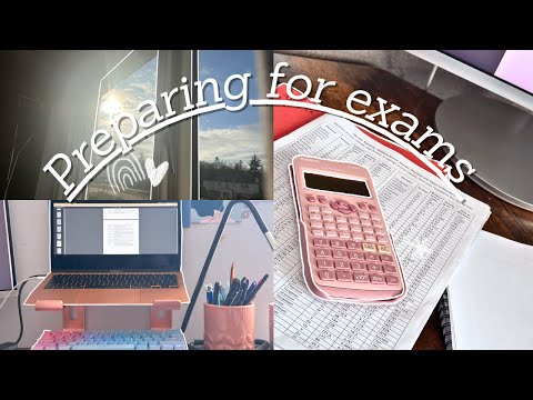 Exam study vlog| Revision, nail care, lots of studying