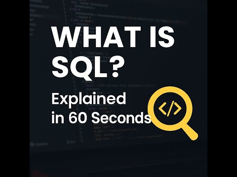 What Is SQL? Explained in 60 Seconds (Beginner-Friendly)