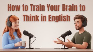 English Podcast Daily English Conversations | How to Train Your Brain to Think in English