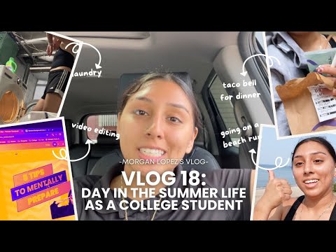 last college summer, casual day | Vlog #18