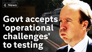 Coronavirus: Health Secretary says it will take 'weeks' to fix testing chaos