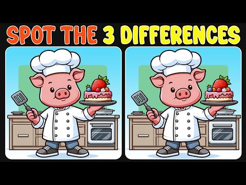 Spot The Difference : Test Your Observation Skills | Find The Difference #03