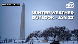 DC, Virginia, Maryland set to get walloped by snow, ice from winter storm