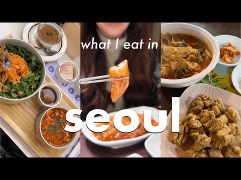 What I eat as a vegan in Seoul 2024 🍲 Korean ramen, vegan cafes, dumplings, tteokbokki