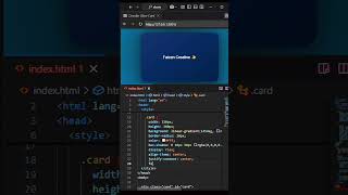 Pure HTML & CSS — Visual Magic Unleashed! #shorts #webdevelopment #shortsfeed #coding #viral #css