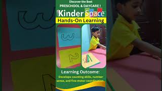 Hands-On Learning Fun.  #KinderSpace #HandsOnLearning #EarlyLearning #PlayWay #Montessori #STEM