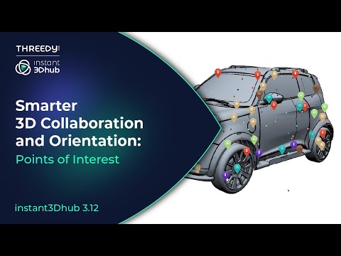 Smarter 3D Collaboration and Orientation: Points of Interest in instant3Dhub 3.12