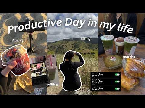 *PRODUCTIVE* day in my life