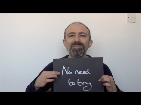 Principles of Authentic Public Speaking - Part 8 - No Need to Try