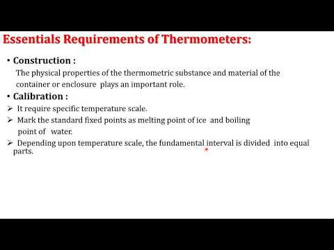 Principles of Thermometry