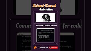 Helmet Reveal Animation in Three.js | Futuristic 3D Web Animation (CodewithLord)