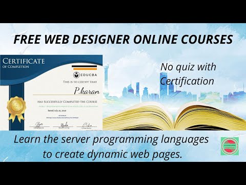 Free Web Design Course | Educba Certification | Courses for all students