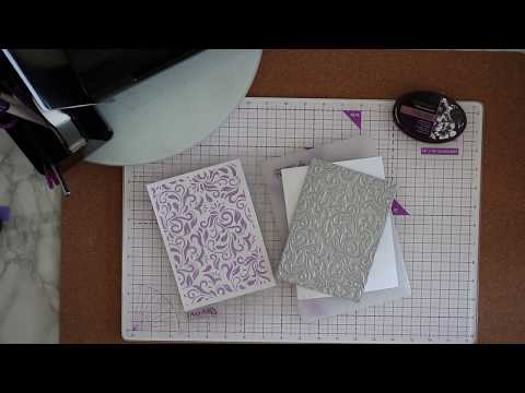 Letter Pressing with Foil Stamp Dies