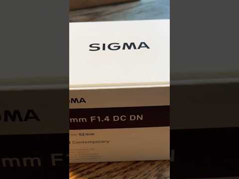 SIGMA 30mm F 1.4 unbox #sigma #sony #apsc