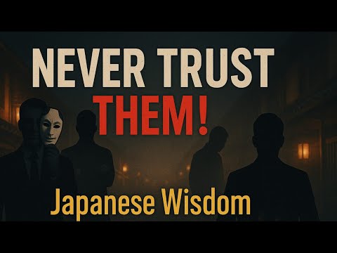 4 Men Who Will Ruin Your Life | NEVER Trust Them | Ancient Japanese Wisdom