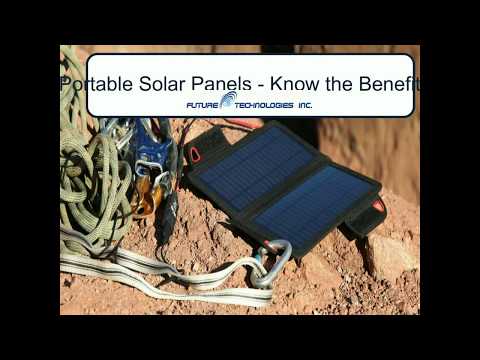Portable Solar Panels   Know the Benefits