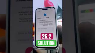 iPhone Locked to Owner on iOS 26.2? Watch This First 🔒