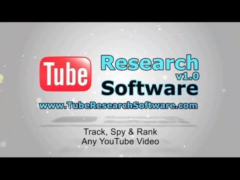 YouTube Research Software