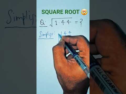 "Decimal वाला Square Root आसान trick से!" #maths #decimals #squareroottricks