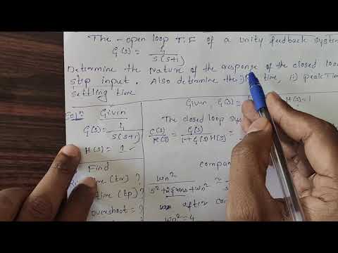 Module-3 L:16 Problems on Time domain specification