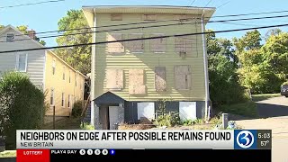 Human remains found in large container behind abandoned building in New Britain