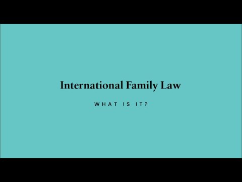 International Family Law
