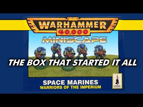 Space Marines Warriors of the Imperium - my first warhammer 40k miniatures